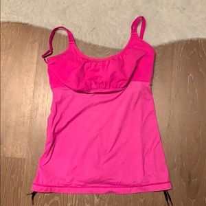 LULULEMON pink tank top women’s Size 6